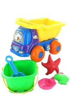 VELIK PLAŽNI SET - MODEL TOVORNJAK KIPER (2 kos.)