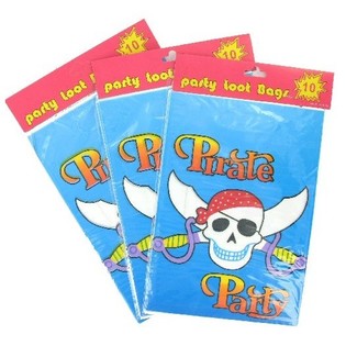 10 ROJSTNODNEVNIH VREČK - PIRATE PARTY (6 setov)