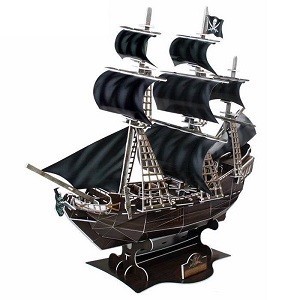 3D sestavljanka - Gusarska ladja Queen Anne's Revenge