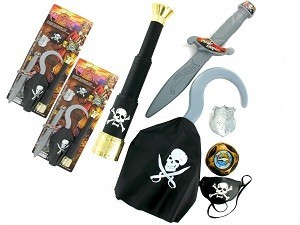 Piratski Set na Kartici - Model 1 (6 kos)