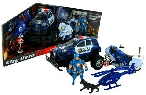 Policijski Igralni Set (2 kos.) | Igrače Veleprodaja