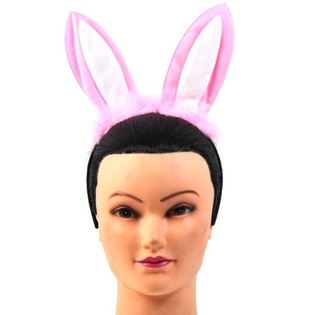 Obroč za Lase Zajčja U&scaron;esa / Bunny (12 kos.)