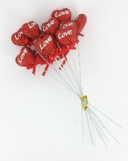 DEKORATIVNO SRCE LOVE (12 kosov)