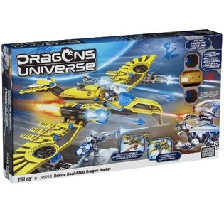 MEGA BLOKS LOVEC NA ZMAJE DLUXE DUAL-BLAST