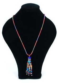Dolga Ogrlica Ibiza Stil Pisana (1 kos)