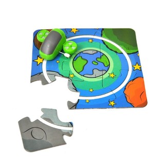 Vozila s sestavljivo progo - puzzle (10 kosov)