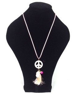 Ogrlica v Ibiza Stilu Losos Peace Buddha (1 kos)