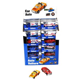 Kovinska vozila Die-Cast v prikazovalniku (36 kosov)