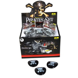 Piratske preveze za oko v stojalu (96 kos.)