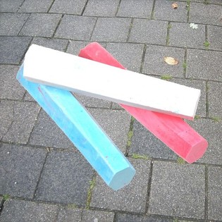 Velike Krede za Asfalt 3-delni set (12 setov)