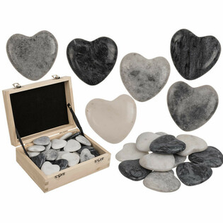 NARAVNI KAMEN V OBLIKI SRCA - WORRY STONES (36 kos)