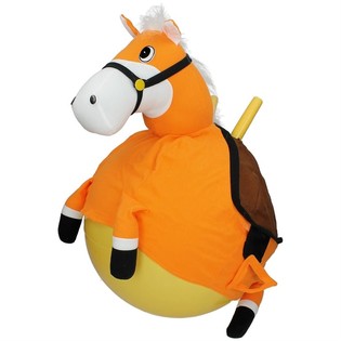 Skakalna Žoga Konjiček Jolly Jumper - Oranžna (45 cm)
