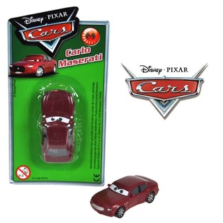 DISNEY CARS CARLO MASERATI AVTOMOBILČEK NA KARTICI (12 kos)