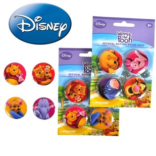 4-delni set gumbov/priponk Disney Medvedek Pu (24 kos)