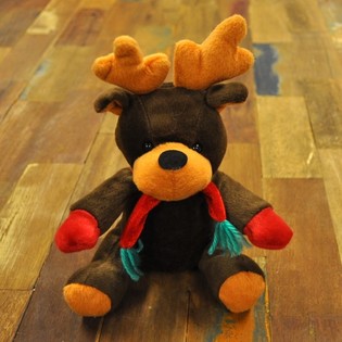 Pli&scaron;asti božični jelenček Rudolf 20 cm (7 kos)