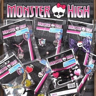 MATTEL MONSTER HIGH - MEGA MIX ZA SREČELOV: NAKIT IN DODATKI (100 kos.)