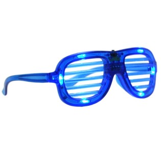 SHUTTER SHADES OČALA Z OSVETLITVIJO - MODRA (12 kos)
