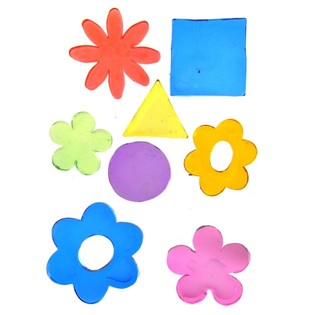 Gel Dekorativne Nalepke Jelly Gems 25 x 16 cm (24 kos)