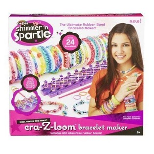 CRA-Z-ART SHIMMER'N SPARKLE - MEGA SET ZA IZDELAVO ZAPESTNIC (6 kos.)