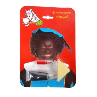 Zwarte Piet Set za Ličenje na Kartici (6 kosov)