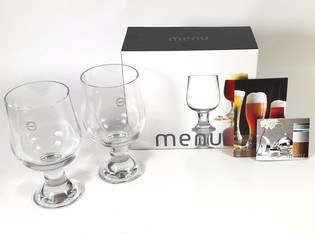 MENU - Set 2 kozarcev za temno pivo (1 kos)