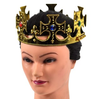 Zlata kraljevska krona - model križ (12 kos)