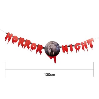 GIRLANDA S ČRKAMI "HORROR NIGHT" 130 CM (2 kosa)