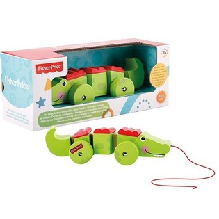 Fisher-Price Moj Prvi Gibljivi Leseni Krokodil (2 kos)