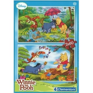 CLEMENTONI SESTAVLJANKA DISNEY MEDVEDEK PU 2 x 60 KOSOV (Pakiranje 6 kosov)
