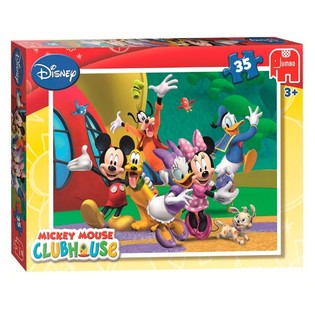 Jumbo Disney Sestavljanka Miki Mi&scaron;ka Clubhouse Skupinska Slika 35 Ko&scaron;čkov (5 kos.)