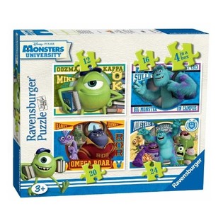 SESTAVLJANKE DISNEY PIXAR POŠASTI Z UNIVERZE 4-V-1 (6 kos.)