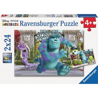 DISNEY PIXAR PUZZLE MONSTERS UNIVERSITY 2-V-1 (4 kosi)