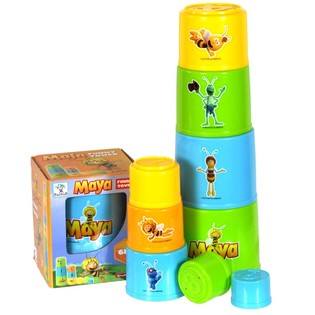 ČEBELICA MAJA STOLP IZ KOCK FUNNY TOWER (6 kos)