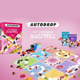 Igra Autodrop - Noro družabna igra s sladkarijami (2 kos)