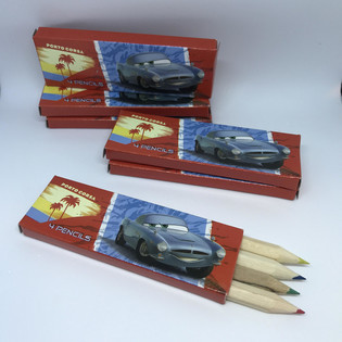 Barvice Disney Cars - Set 4 kosov v &Scaron;katlici (48 kos.)
