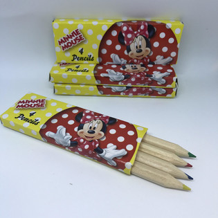 Disney - Minnie Mouse Male Barvice 4 kosi v %katlici (48 kos)
