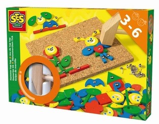 SES Igra s Kladivcem domišljija - Leseni Tap Tap (1 kos)
