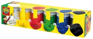 Tempera SES Creative Basic, 6x50ml (6 barv) (1 kos)