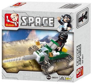 Sluban Space Vehicle M38-B0317 Vesoljsko Vozilo Kocke (1 kos)