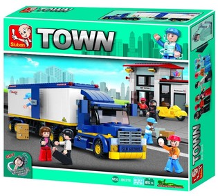 Sluban Tovornjak M38-B0318 Town Gradbene Kocke (1 kos)