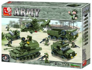 Sluban Army komplet kock M38-B0311 (1001 delov)