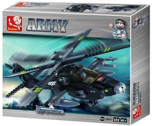 Bojni helikopter Sluban Apache M38-B0511 (1 kos)
