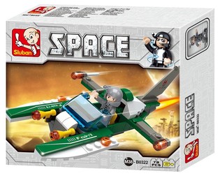 Sluban Space Aircraft M38-B0322 Vesoljsko letalo (1 kos)