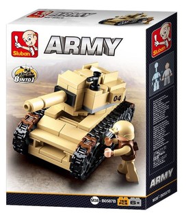 Sluban Army Tank 8 v 1 M38-B0587B (1 kos)