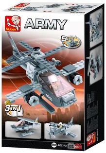 Sluban Bojni helikopter 3v1 M38-B0537G (1 kos)