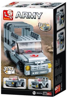 Sluban Jeep 3v1 M38-B0537A (1 kos)