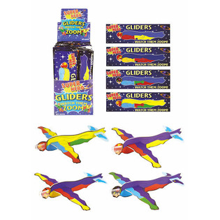 HÁZECÍ LETALCA FIGHTER GLIDERS – MODEL: SUPER JUNAKI V DISPLAYU (48 kos)
