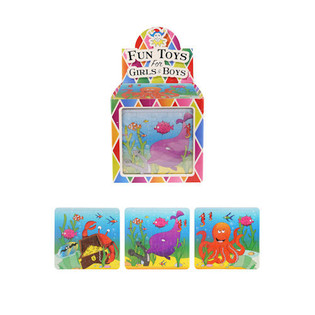 PUZZLE &ndash; SEA LIFE, 13 x 12 cm, V DISPLAYU (108 kos.)