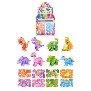 Mini 3D Sestavljanka Dinozavri v Displayu (144 kos)