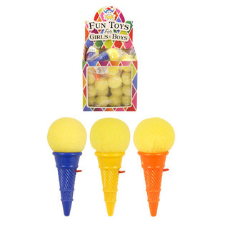 Mini izstreljevalec sladoleda igrača 9 cm v stojalu (36 kos)